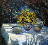 Ferdinand du Puigaudeau - Table with Yellow Bouquet